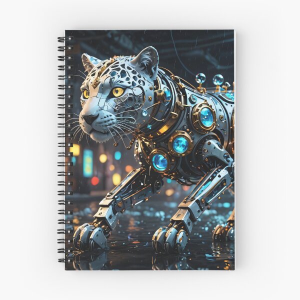 Item preview, Mechanical Snow Leopard designed and sold by LilithsDesires.
