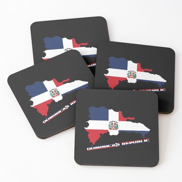Item preview, Dominican Flag Map designed and sold by AnimalsDH305.