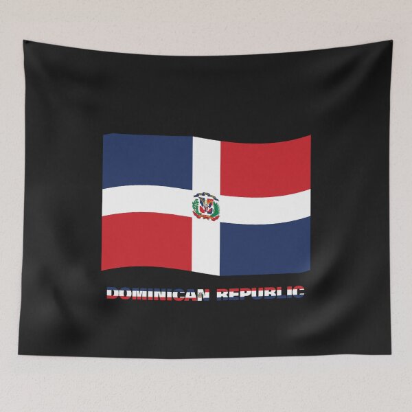 Item preview, Dominican Flag Map designed and sold by AnimalsDH305.