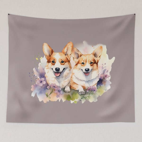 Item preview, Pembroke Welsh Corgi Dog designed and sold by Animalia Artistry.