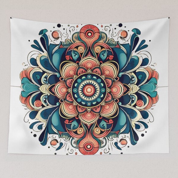 Aperçu de l'œuvre Essence de Mandala : Harmonie complexe créée et vendue par aiart-cutegirl.