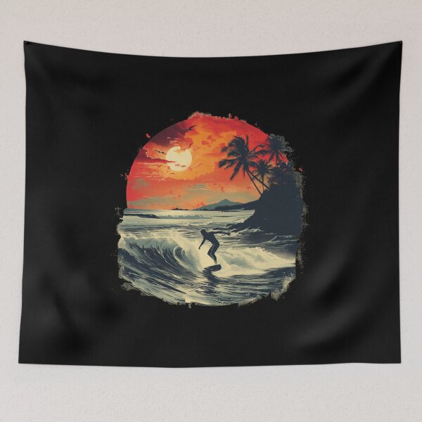 Item preview, "Ride the Waves" Surf-Inspired Print-on-Demand Collection designed and sold by Reichcorp.