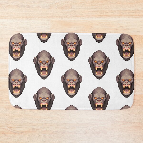 Item preview, Angry Silverback pixel art - Retro vibe designed and sold by octoboobs.