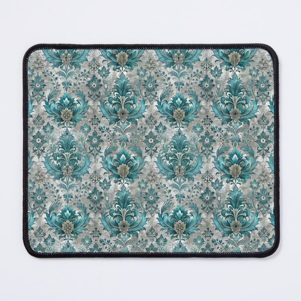 Item preview, Retro Pattern Teal And Grey Grunge designed and sold by Lelijo.