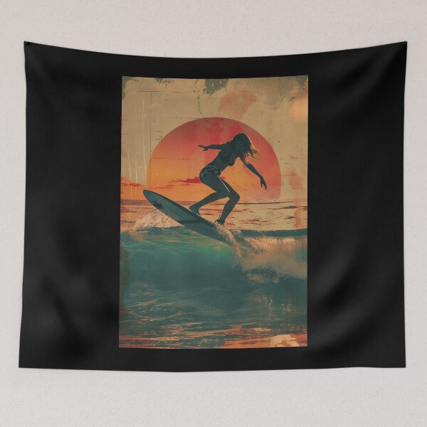 Item preview, "Ride the Waves" Surf-Inspired Print-on-Demand Collection designed and sold by Reichcorp.