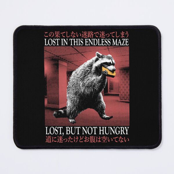 Item preview, Lost in this Endless Maze Raccoon designed and sold by VintageMedatsu.