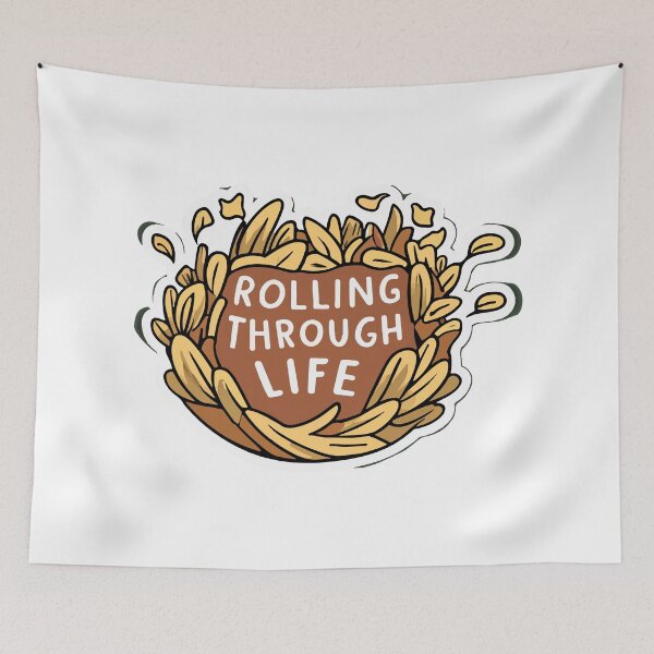 Item preview, Playful Tumbleweed - Rolling Through Life Illustration designed and sold by NiftyWrx.