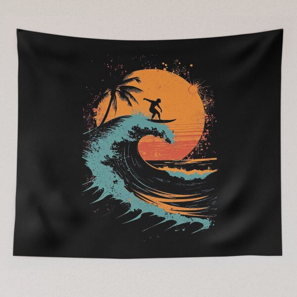 Item preview, "Ride the Waves" Surf-Inspired Print-on-Demand Collection designed and sold by Reichcorp.