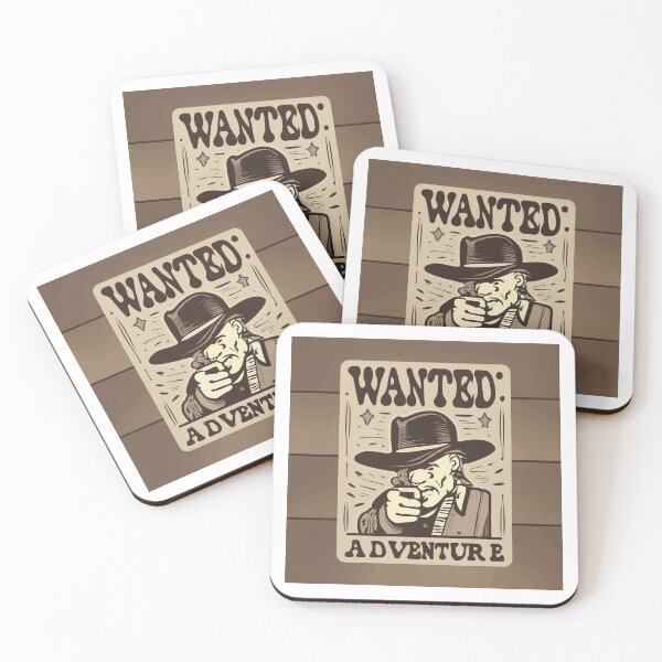 Item preview, Wanted: Adventure - Old West Outlaw Poster designed and sold by NiftyWrx.