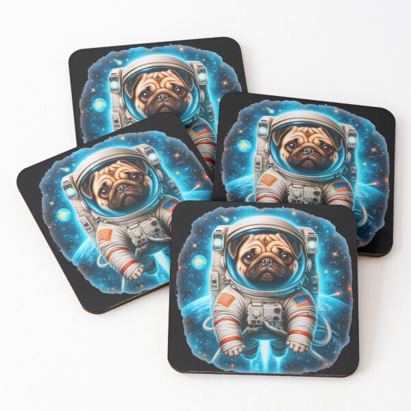 Item preview, Space Pug designed and sold by studiobrazuka.