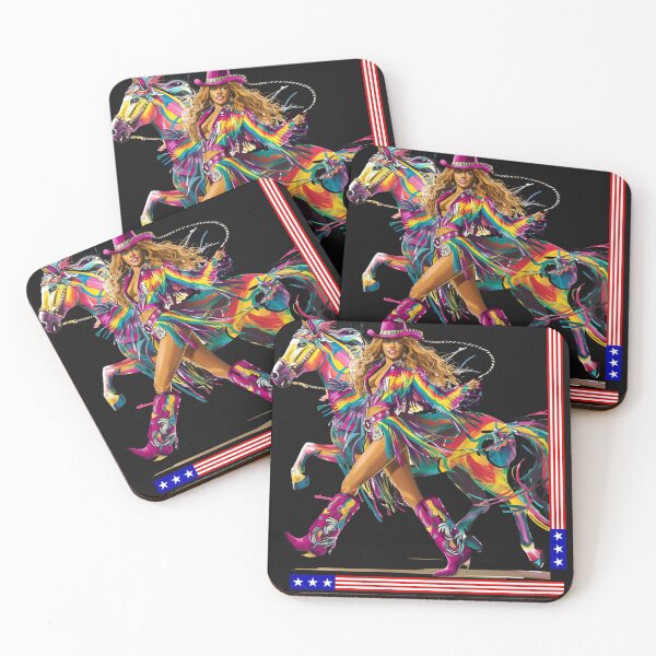 Item preview, Colorful Cowboy Carter art,Rainbow Style designed and sold by tshirttrendstop.