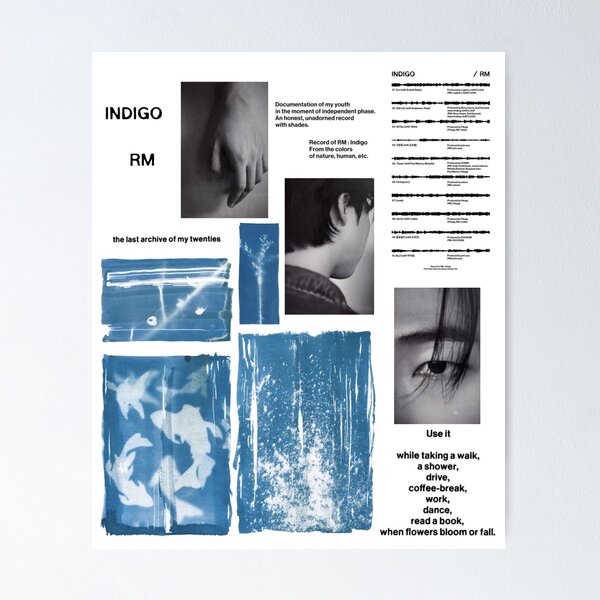 Aperçu de l'œuvre namjoon indigo créée et vendue par gukfi.