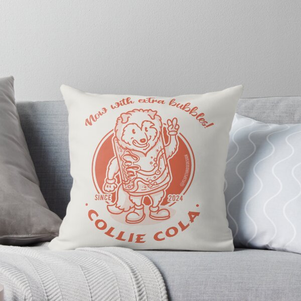 Item preview, Collie Cola - Now with Extra Bubbles! | Vintage Style Collie Dog Design designed and sold by Elspeth Rose Design.