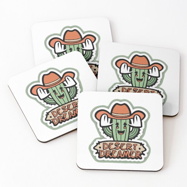 Item preview, Desert Dreamer Cactus & Cowboy Hat Badge designed and sold by NiftyWrx.