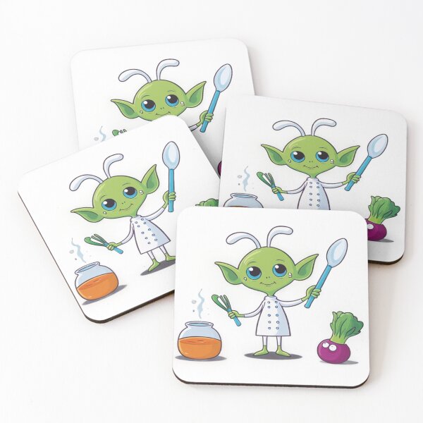 Item preview, Researcher Rookie Alien Stupid Kitchen Chef designed and sold by omerfdln34.