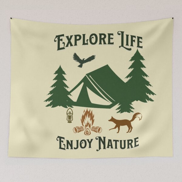 Item preview, Explore Life, Enjoy Nature designed and sold by MirucaDesign.
