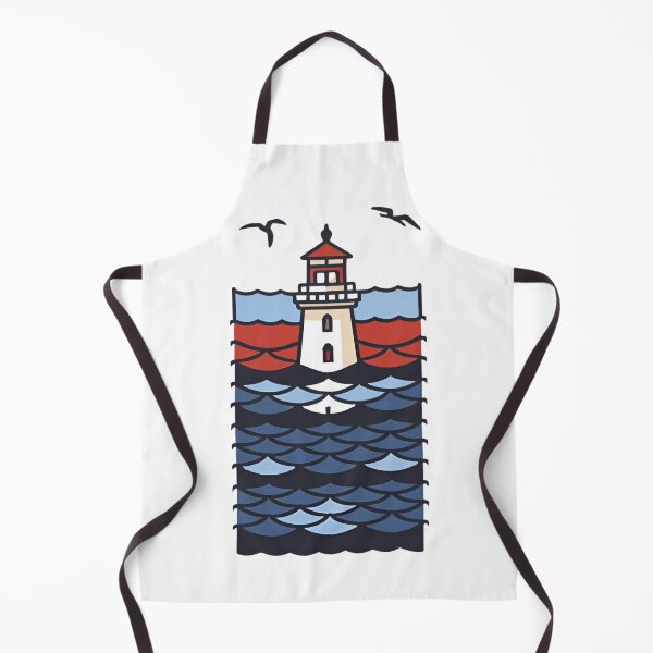 Item preview, Lighthouse and seagulls cartoon designed and sold by VibeStyleShop.