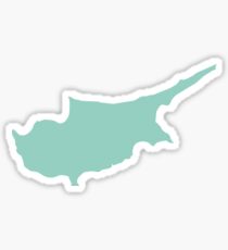 Cyprus Love in Mint Sticker
