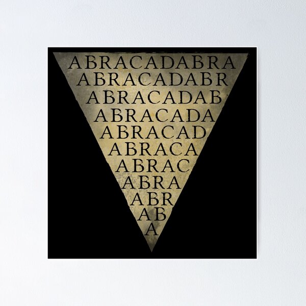 Item preview, Abracadabra Triangle  designed and sold by s-aldarnay.