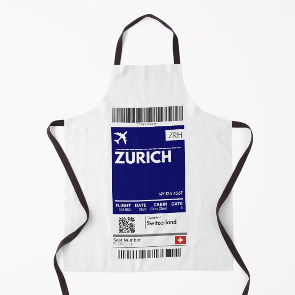 Item preview, Zurich Airplane Boarding pass designed and sold by RoamInk.