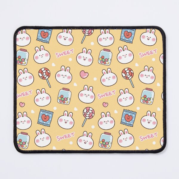 Item preview, Seamless pattern of cute rabbit with sweet.animal cartoon designed and sold by Faissal Thomass.