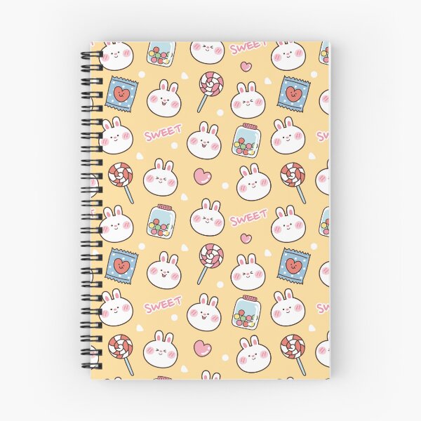 Item preview, Seamless pattern of cute rabbit with sweet.animal cartoon designed and sold by Faissal Thomass.