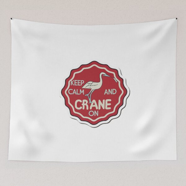 Item preview, Keep Calm and Crane On - Crane Operator Emblem designed and sold by NiftyWrx.