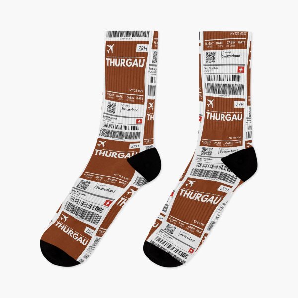 Item preview, Thurgau Airplane Boarding pass designed and sold by RoamInk.