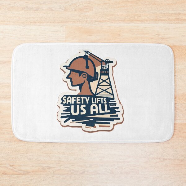 Item preview, Crane Operator 'Safety Lifts Us All' Silhouette Design designed and sold by NiftyWrx.