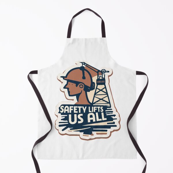 Item preview, Crane Operator 'Safety Lifts Us All' Silhouette Design designed and sold by NiftyWrx.