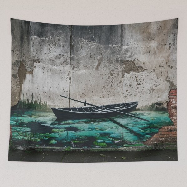 Item preview, Boat Stencil Graffiti designed and sold by Bomax121.