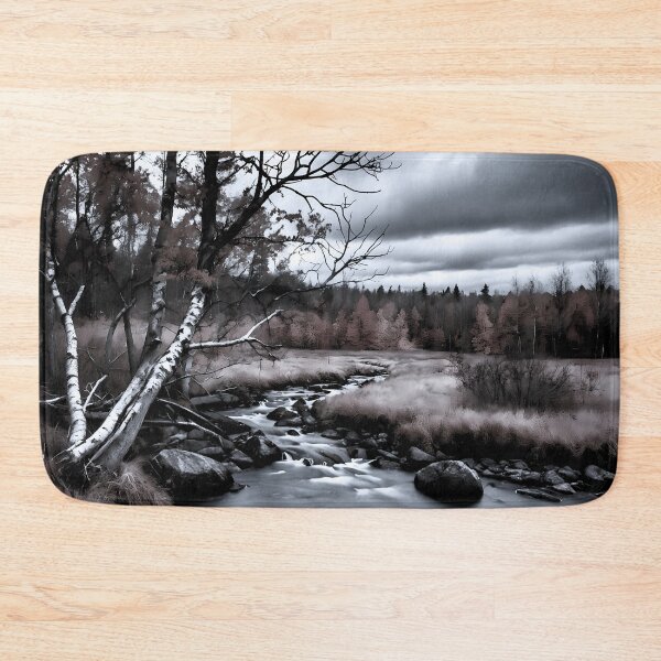 Item preview, Stream Serenity: Monochromatic HDR Photography designed and sold by ShadeScapeArt.