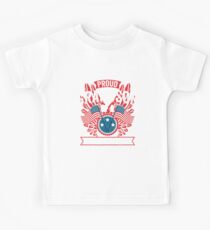 Proud Grandson of a Strong Hispanic Veteran Shirt and Gift Kids Tee