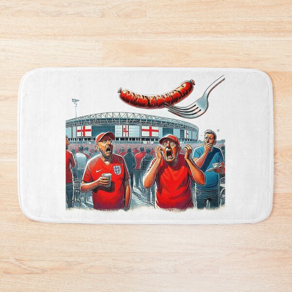 Item preview, England, sausage on a Fork. euro 24 soccer designed and sold by Get-Forked.