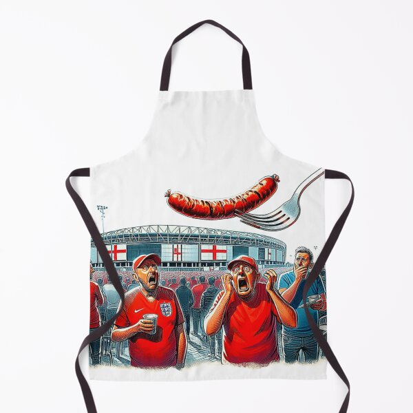 Item preview, England, sausage on a Fork. euro 24 soccer designed and sold by Get-Forked.