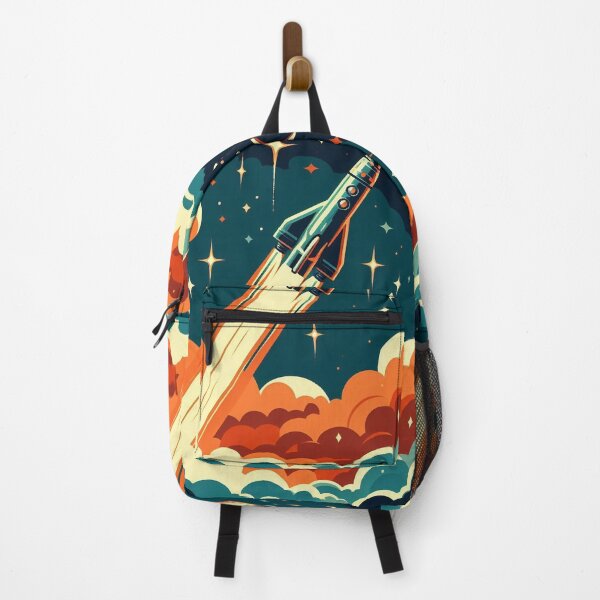 Item preview, Retro science fiction space rocket 1960s designed and sold by RESToRAPTOR.
