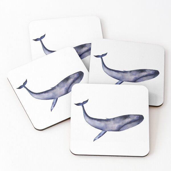 Item preview, Watercolor Blue Whale designed and sold by Corduroy9.