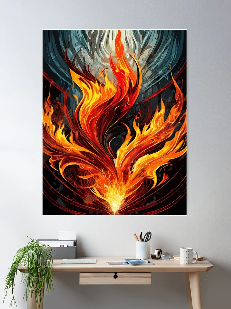 Symphony: Abstract Fire Art