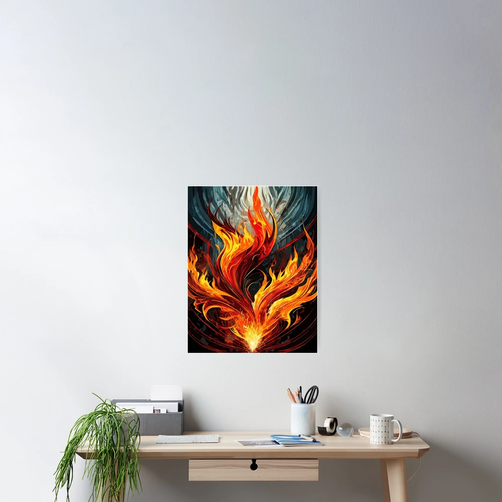 Symphony: Abstract Fire Art