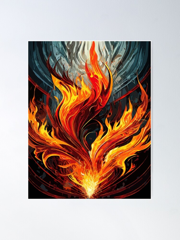 Symphony: Abstract Fire Art