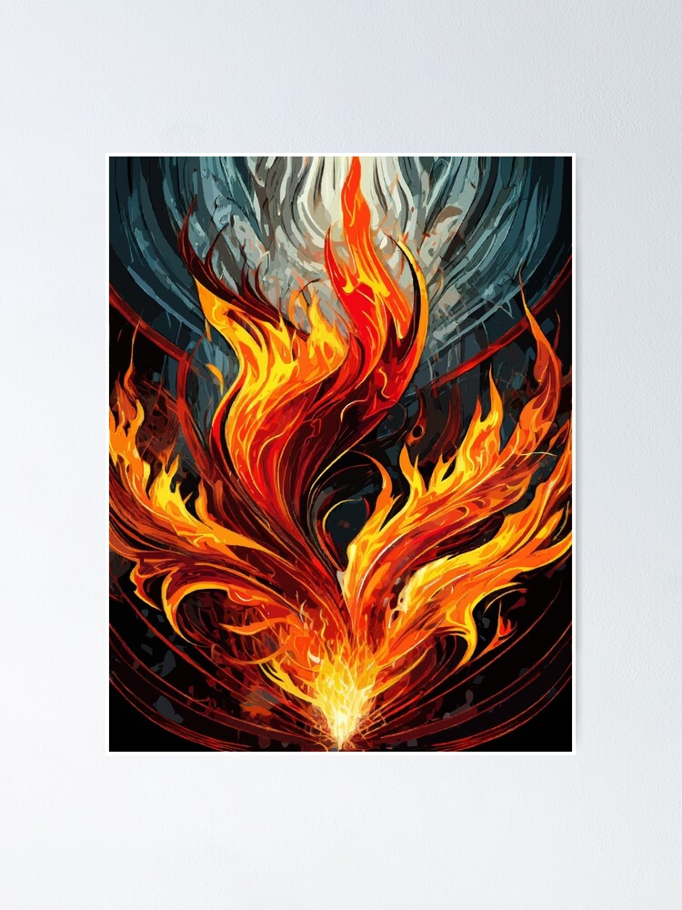 Symphony: Abstract Fire Art