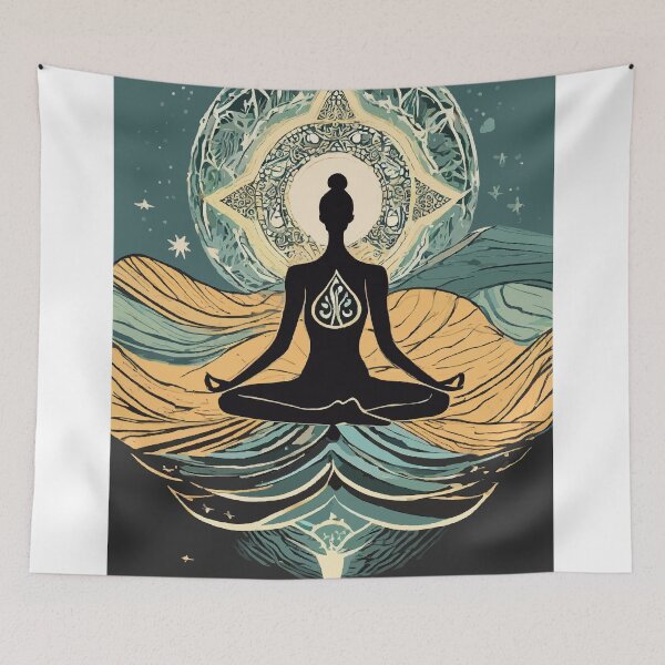 Item preview, Zen Harmony: Inspirational Yoga Art designed and sold by bb-15artstudio.