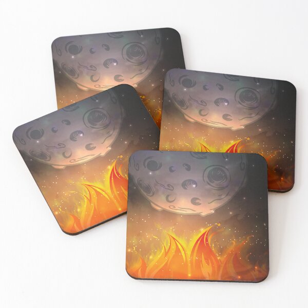 Item preview, Let it fire to the moon - Fire sign - The Five Elements Abstract  Symbol designed and sold by thewishdesigns.