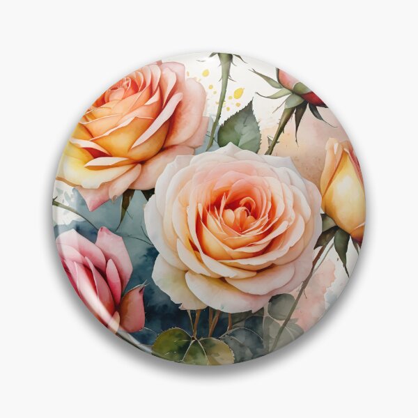 Item preview, Watercolor Rose Paintings - Perfect Gifts for Flowers Lovers designed and sold by Marcu Ioachim.