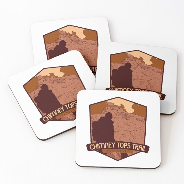 Item preview, Chimney Tops Trail – Tennessee hiker designed and sold by Moritz Schwäble.