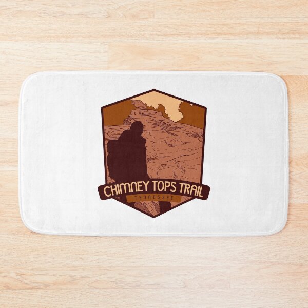 Item preview, Chimney Tops Trail – Tennessee hiker designed and sold by Moritz Schwäble.
