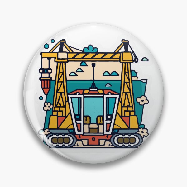 Item preview, Crane Operator Cabin Detailed Illustration designed and sold by NiftyWrx.