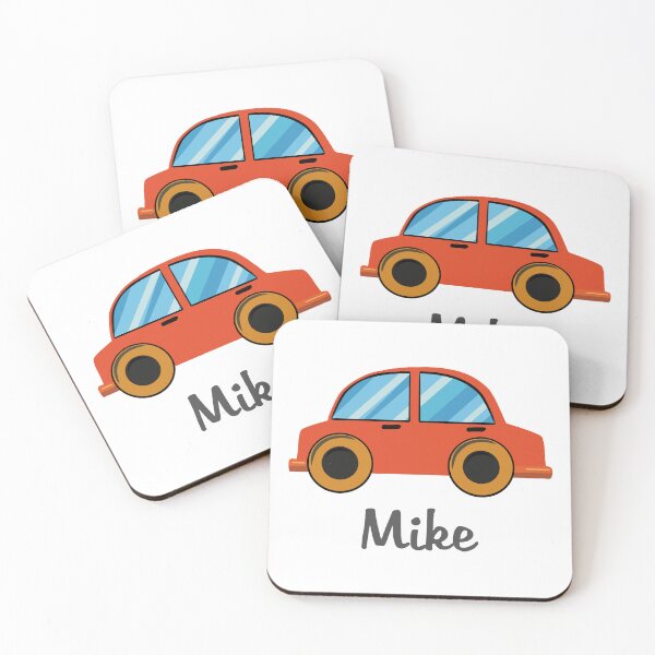 Item preview, Personalize your name in a Fun Red Car Design for Children designed and sold by charlypicazo.