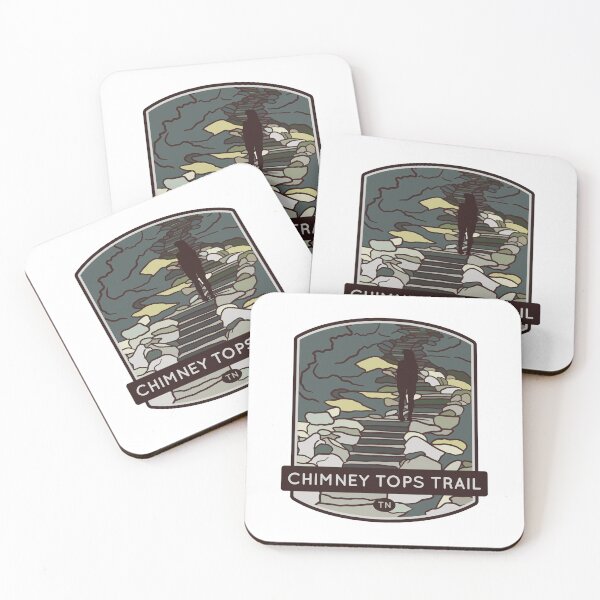 Item preview, Chimney Tops Trail – Tennessee hiker designed and sold by Moritz Schwäble.