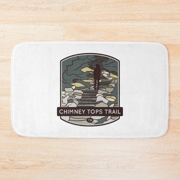 Item preview, Chimney Tops Trail – Tennessee hiker designed and sold by Moritz Schwäble.